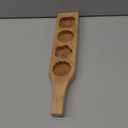 MoonCake Mold Chinese Traditional Mid-autumn Festival Moon Cake Mold 4 Flowers Wooden Handmade Baking Mold for Muffin Mooncake Cookie Biscuit Chocolate Pumpkin Pie