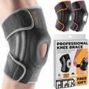 DR. BRACE ELITE Knee Brace with Side Stabilizers & Patella Gel Pads for Maximum Knee Pain Support and fast recovery for men and women-Please Check How To Size Video (Moon, XX-Large)