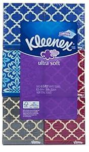 Ultra Soft Facial Tissues, 3-Ply, 85 Count, Cube Box Design, 6 Pack, 510 Facial Tissues