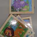 Wooden Puzzles for Toddlers, 9 Pieces Animal Jigsaw Puzzles for Kids Ages 3-5 4-6, Preschool Learning Activities, Learning & Educational Toys, Gifts for Boys, Girls (8 Pack)