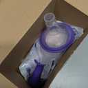 Lansinoh Manual Breast Pump, Hand Pump with Comfortable Flange, Includes 5oz Baby Bottle with Slow Flow Nipple, Breastfeeding Essentials