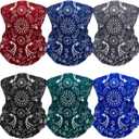 Chicingyou 8 Pack Winter Neck Gaiter Warmer for Men Women Windproof Fleece Face Cover Mask Scarf for Cold Weather Sport