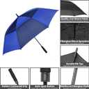 MRTLLOA Extra Large Golf Umbrella, 54/62/68/72 Inch Automatic Open, Oversize Double Canopy Vented Windproof Waterproof Sports Umbrellas for Rain