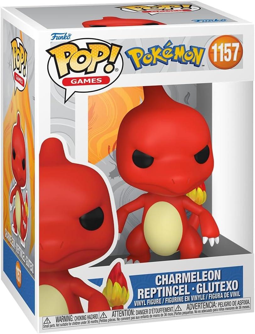 Funko Pop! Games: Pokemon - Charmeleon - Collectable Vinyl Figure - Gift Idea - Official Merchandise - Toys for Kids & Adults - Comic Fans - Model Figure for Collectors and Display