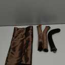 Overnight Blowout Rods | Heatless Curls Rollers Hair Curlers to Sleep In Foam Rolls Velvet Satin Long Short Curling Blow Out Look No Heat Dry Thin Thick Tools Set Soft by VISOFO (Brown, Set of 3)