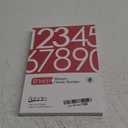 8 Inch House Numbers For Outside modern,Address Numbers For Houses Number For Address On House Metal Black Large Modern House Number Door Numbers For House Floating Flush Mount Aluminum Black Number 6