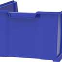 Akro-Mils 30289 Super-Size AkroBins Plastic Storage Bins, Space-Saving Stackable Bins for Garage, Classroom, Warehouse Organization, 24" L x 18" W x 12" H, Blue, 1-Pack