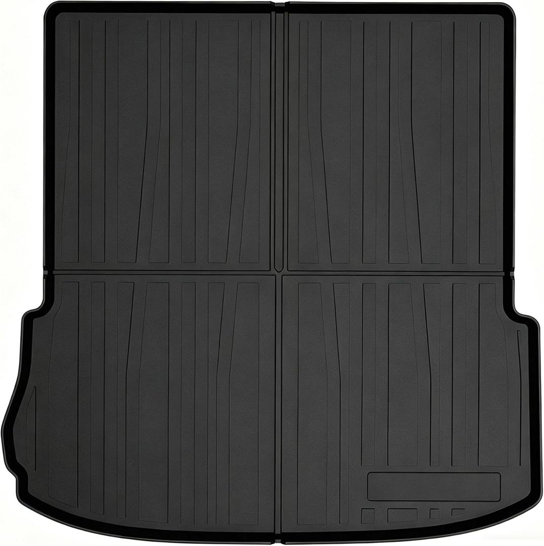 Mixsuper Cargo Liner for 2011-2019 Explorer, All Weather Cargo Mat for Explorer Rear Trunk Liner Black