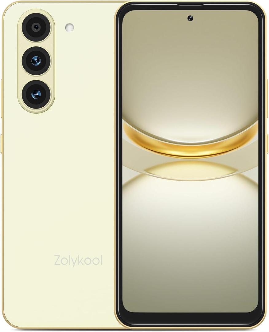 A1 | 4G | Android Phone | 6.6 Inch Screen | Face Unlocked Phones | Unlocked for T-Mobile | 32GB Android 14 | 3GB RAM Cell Phone | Octa-Core Dual SIM | 2025 | Gold