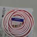 alophoty Weather Stripping Door Seal - 23 Ft Self-Adhesive TPE Rubber Door Seal Strip for Door Frame/Window Seal, Soundproofing & Insulation Strip to Block Drafts, Wind, Noise, Dust (White) (White D (WH: 0.350.24 in))