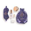 Charlotte Tilbury x Genshin Impact Starfell Treasure - Travel Size Skincare Kit - Magic Water Cream, Crystal Elixir, Setting Spray, Compact Mirror & Genshin Accessories - Pouch Included (6 Count)
