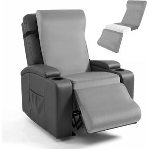 Recliner Cushion for Elderly with Headrest & Footrest Support
