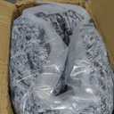 Fluffy Full Body Pillow for Adults 20x54 Long Big Body Pillow Cover Pillowcase with Memory Foam for bed Grey Pregnancy Cuddle Snuggles Body Pillows for Sleeping Side Sleeper Pillows for Adults