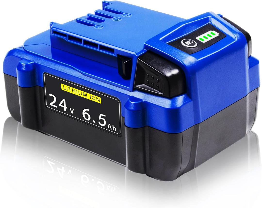 FSKE 6.5Ah Replacement for Kobalt 24V Battery KB624-03 KB524-03 KB424-03 - Compatible with Kobalt 24 Volt max Power Tools