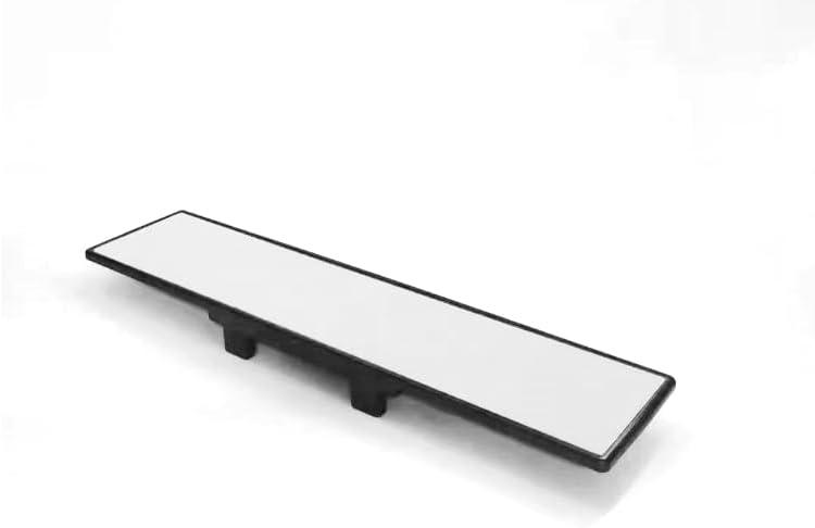 1Pc 300mm Universal Car Rearview Mirror for All Vehicles -Interior Mount White Flat Rearview Mirror