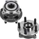 KUSATEC 513303 2pcs Front Wheel Bearing and Hub Assembly Compatible with 2008-2014 Subaru Forester Impreza 2013-2014 XV Crosstrek 2005-2014 Subaru Outback Legacy, 5 Lug Bolts w/ABS