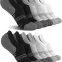 YSense 12 Pairs No Show Socks Women, Low Cut Invisible Cotton Non Slip Thin Short Ankle Flat Casual Socks for Women Men Loafers Sneakers Boat Shoes