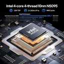 15.6-inch, 16GB RAM, 512GB SSD, FHD IPS Display Laptop Computer, N5095 Quad Core, 2.4/5G WiFi, BT4.2 Backlit and Fingerprint, Lightweight and Portable (Gray)