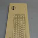 TECKNET Rechargeable Bluetooth Slim Wireless Keyboards - USB+BT Compact Keyboard with Number Pad, Multi Devices Easy Switch, Low Profile Flat Keyboards for Laptop, Computer, MacBook, Mac, Windows (Black)