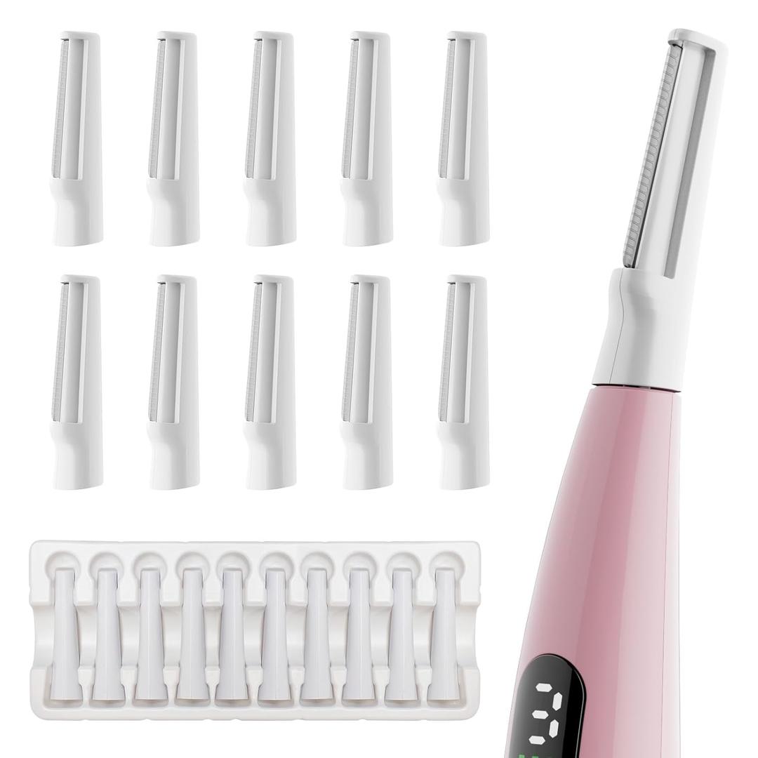 Skinharbor Sonic Dermaplane Blade Refills - 10 Dermaplaning Blades- 2 Month Supply - Device Not Included