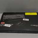 Wireless Keyboard and Mouse Combo, 2.4G Full Size Wave Keys Ergonomic Keyboard with Wrist Rest and 3 Level DPI Adjustable Wireless Ergonomic Mouse for Windows, Mac OS Desktop/Laptop/PC(Black)