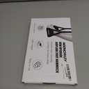 Airplane Foot Hammock, No Collapse Foot Rest for Plane Travel with Extended Adjustment Strap, Portable Desk Foot Hammock with Thickened Foam, Foot Sling Travel Essentials to Relax Your Feet (1 Pc Black)