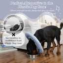 IDOMIK Dog Recovery Collar, Waterproof Soft Dog Cone After Surgery, Comfy Protective Elizabethan Collar Alternative for Dogs Cats, Adjustable Pet Neck Donut Cone Anti-Licking Biting Wounds,Blue,S (Blue)