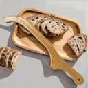 Kitchen Click Bread Knife for Homemade Bread  16" Acacia Wood Bow Knife with 3 Extra Blades  Sourdough Bread Slicer for Even, Crumb-Free Cuts  Ideal for Artisan Loaves, Bagels,