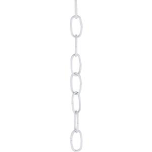 Aspen Creative 21102A 36" Decorative Light Fixture Chain in White