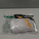 Yesad Rectangle Wipeable Tablecloth with Elastic, Fitted Waterproof Outdoor Tablecloth for 6 Foot Rectangle Tables, Picnic, Camping, 30"x48", White and Black Marble