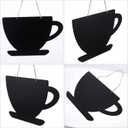 BESPORTBLE Hang-Style Blackboard Message Board - Mini Chalkboard for Home Decor Easy to Hang with Lanyard Ideal for Notifications and Graffiti Art 11.8 X 7.9 X 0.4 Inches