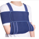 Velpeau Arm Sling for Sleep, Shoulder Immobilizer for Women & Men - Very Soft Sling for Rotator Cuff Tear, Fractured, Dislocation, Broken, Postoperative, Fits Left & Right (Blue, M: Bust 31.5-39.5″)