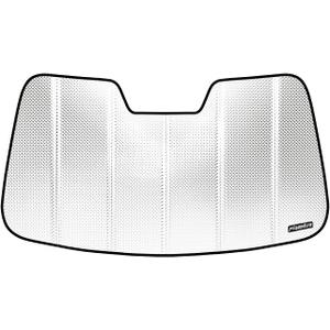 Windshield Sun Shade for 2017-2023 Mercedes-Benz GLC Coupe. Front Window Sunshade with Storage Bag (Shiny Silver (Classic))