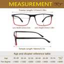 4-Pack Mens Reading Glasses Computer Reading Fashionable Frame Blue Light Blocking,Full Frame Readers Anti UV/eye fatigue(+1.25x Magnification Strength)