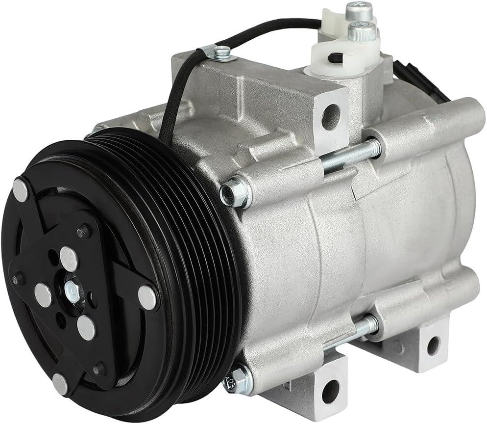 ECCPP A/C Compressor with Clutch 2007-2013 for Ford E-150 E-250 E-350 AC Compressor