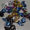 CiciBear 25 Pack Musical Note Sequin Keychains for Kids and Adults Birthday Gift, Baby Shower, Note Party Favor, 5 Colors