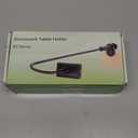 Bedside Tablet Holder for Kindle Reading in Bed with Remote Page Turner, Hands Free Desk Gooseneck Stand for Kindle Accessories, Gifts for Readers