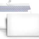 Amazon Basics #6 3/4 Security-Tinted Self-Seal Envelopes for Home & Office, White, 100-Pack