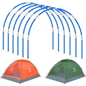 DIY 17 in, 36 Packs Long Approximately 52ft, Diameter - 6.5mm Tent Pole, Replacement, Plant Grow Tunnel Telescopic RodSuitable for All Kinds of Outdoor Camping Tent