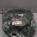 Pre-Lit Artificial Christmas Garland, Snowflake Garland, White Lights 50, Decorated with Pine Cones, Berry Clusters, Plug in, Christmas Decorations, 9 Feet