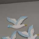 HEALLILY 3pcs Wall Art Resin Seagulls Sea Birds Statue Wall Hanging Decor Nautical Ornaments Coastal Beach Decor for Bedroom Living Room