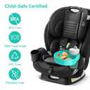 Car Seat Cup Holder Snack Tray: Travel Tray for Kids Car Seat Tray for Kids Travel, Console Cup Holder Food Drink Tray, Toddler Road Trip Travel Essential Accessories, Teal