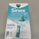 Vicks Sinex Saline Nasal Rinse Starter Kit, Drug Free Saline, Flush Out Mucus and Allergens, Fast & Effective Relief for Everyday Congestion from Sinus & Allergy, 1 Bottle + 30 Refill Packets
