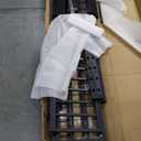 Metal Triple Bunk Bed with Ladder and Guardrails.Separable for Bedroom,No Box Spring Needed (Black 0, Twin XL Over Twin & Twin)