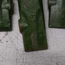 Hicarer 5 Pack V17SYL Bucket Digging Teeth with V13/17pn Flex Pins Digging Tooth Fits for V17 17SYL V17SYL for Excavator Backhoe Loader