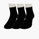 Men s Athletic Ankle Socks 3 Pairs Black