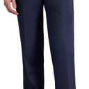 Haggar Men's Iron Free Premium Khaki Classic Fit Flat Front Expandable Waist Casual Pant Standard 44x30