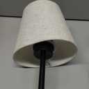 Ascher Small Bedside Table lamp Set of 2, RGB Color Changing Lamps, 3 Color Temperatures, Dimmable Nightstand Lamp with USB C+A Ports, Touch Desk Lamp for Bedroom Living Room, H11.4in(Flaxen Shade)