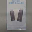 2026 Upgraded Wireless HDMI Transmitter and Receiver 328FT/100M, 4k Decode 1080P Output, Plug & Play Portable 2.4g/5g, Wireless Hdmi Extender Kit to Monitor from Laptop/PC/Projector/TV Box (Black)