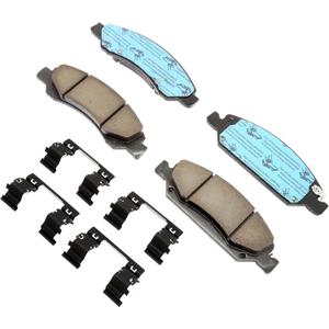 ACDelco Gold 17D1367ACHF1 (19428005) Ceramic Front Disc Brake Pad Kit